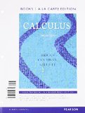 Cover of Calculus, Books a la Carte Plus Mylab Math/Mylab Statistics Student Access Kit