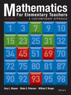 Cover of Mathematics for Elementary Teachers: A Contemporary Approach