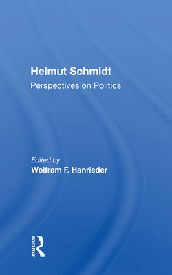 Cover of Helmut Schmidt: Perspectives on Politics