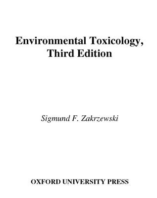 Cover of Environmental Toxicology