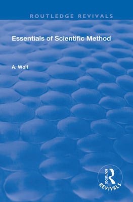 Cover of Essentials of Scientific Method