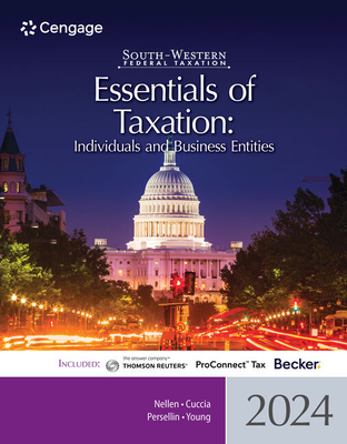 Cover of South-Western Federal Taxation 2024: Essentials of Taxation: Individuals and Business Entities, Loose-Leaf Version