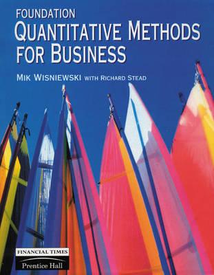 Cover of Foundation Quantitative Methods for Business