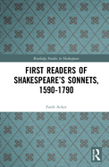 Cover of First Readers of Shakespeare's Sonnets, 1590-1790