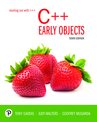 Cover of Starting Out with C++: Early Objects