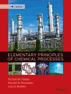 Cover of Elementary Principles of Chemical Processes (Revised)