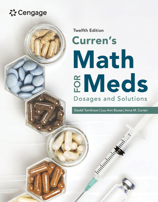 Cover of Curren's Math for Meds: Dosages and Solutions