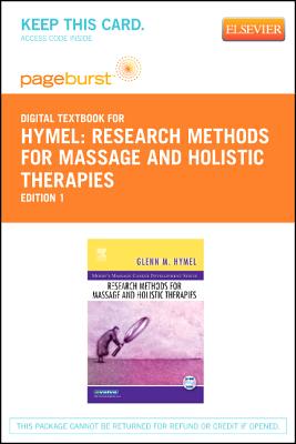 Cover of Research Methods for Massage and Holistic Therapies - Elsevier eBook on Vitalsource (Retail Access Card)