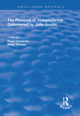 Cover of The Province of Jurisprudence Determined by John Austin