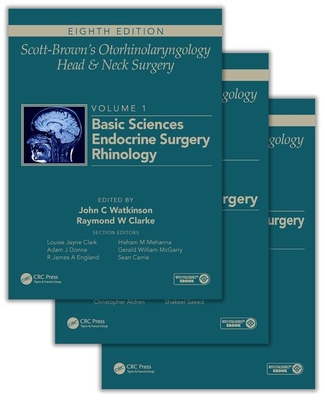 Cover of Scott-Brown's Otorhinolaryngology and Head and Neck Surgery, Eighth Edition: 3 Volume Set