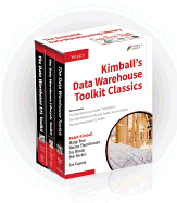 Cover of Kimball's Data Warehouse Toolkit Classics, 3 Volume Set