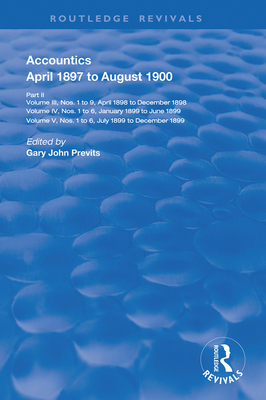 Cover of Accountics, Part II: April 1897 to August 1900