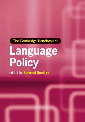 Cover of The Cambridge Handbook of Language Policy