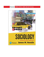 Cover of Sociology: A Down-To-Earth Approach