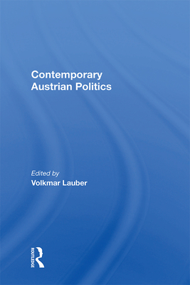 Cover of Contemporary Austrian Politics