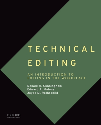 Cover of Technical Editing: An Introduction to Editing in the Workplace