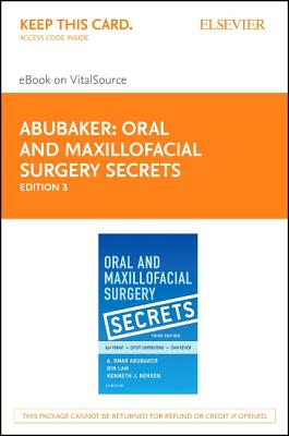 Cover of Oral and Maxillofacial Surgery Secrets - Elsevier eBook on Vitalsource (Retail Access Card): Oral and Maxillofacial Surgery Secrets - Elsevier eBook