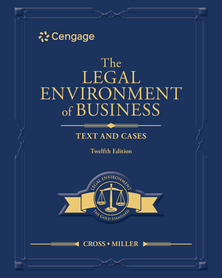 Cover of The Legal Environment of Business: Text and Cases