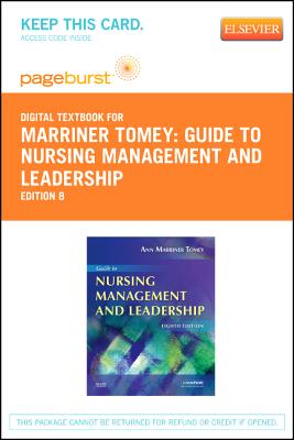 Cover of Guide to Nursing Management and Leadership - Elsevier eBook on Vitalsource (Retail Access Card): Guide to Nursing Management and Leadership - Elsevie