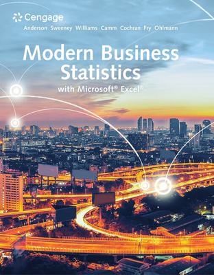 Cover of Bundle: Modern Business Statistics with Microsoft Excel, Loose-Leaf Version, 7th + Mindtap, 2 Terms Printed Access Card