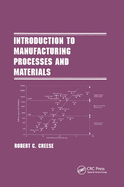 Cover of Introduction to Manufacturing Processes and Materials