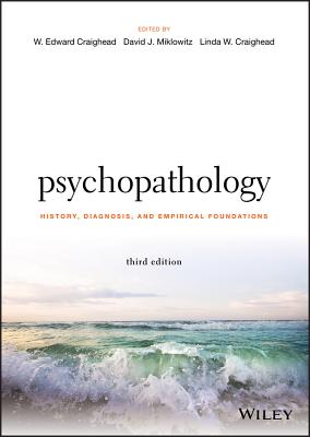 Cover of Psychopathology: History, Diagnosis, and Empirical Foundations