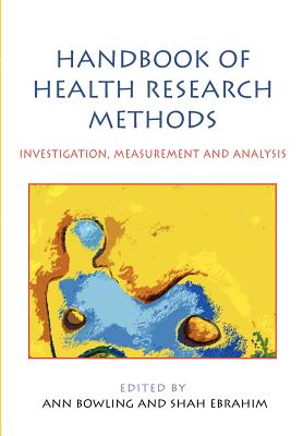 Cover of Handbook of Health Research Methods: Investigation, Measurement and Analysis