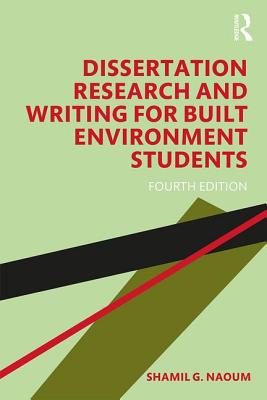 Cover of Dissertation Research and Writing for Built Environment Students