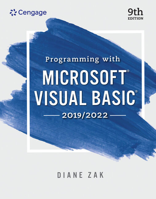 Cover of Programming with Microsoft Visual Basic 2019/2022