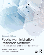 Cover of Public Administration Research Methods: Tools for Evaluation and Evidence-Based Practice