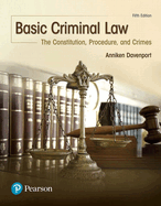 Cover of Basic Criminal Law: The Constitution, Procedure, and Crimes
