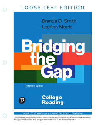 Cover of Bridging the Gap: College Reading