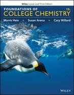 Cover of Foundations of College Chemistry (Binder Ready Version)