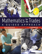 Cover of Mathematics for the Trades: A Guided Approach