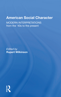 Cover of American Social Character: Modern Interpretations
