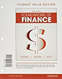 Cover of Foundations of Finance, Student Value Edition Plus Mylab Finance with Pearson Etext - Access Card Package