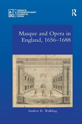 Cover of Masque and Opera in England, 1656-1688