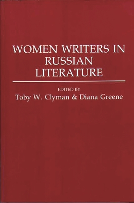 Cover of Women Writers in Russian Literature