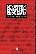 Cover of A Dictionary of English Surnames