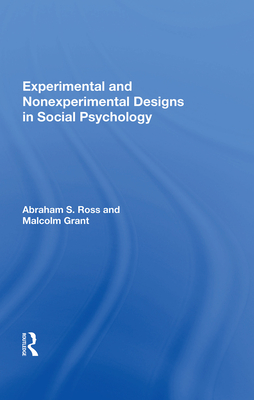 Cover of Experimental and Nonexperimental Designs in Social Psychology