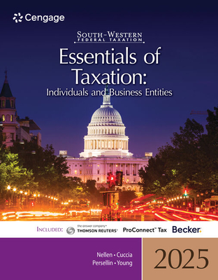 Cover of South-Western Federal Taxation 2025: Essentials of Taxation: Individuals and Business Entities