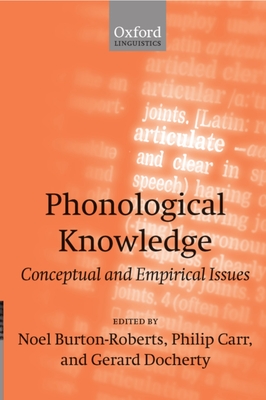 Cover of Phonological Knowledge: Conceptual and Empirical Issues