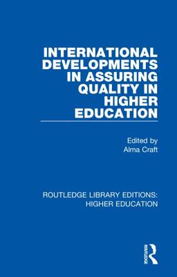 Cover of International Developments in Assuring Quality in Higher Education