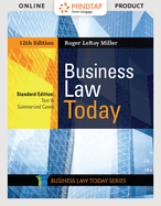 Cover of Bundle: Business Law Today, the Essentials: Text and Summarized Cases, Loose-Leaf Version, 12th + Mindtap, 1 Term Printed Access Card