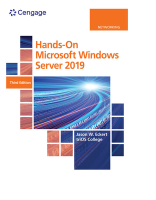 Cover of Bundle: Hands-On Microsoft Windows Server 2019 + Mindtap, 2 Terms Printed Access Card