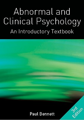 Cover of Abnormal and Clinical Psychology: An Introductory Textbook
