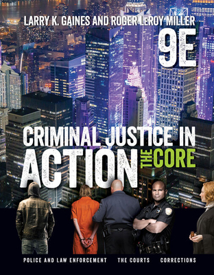 Cover of Mindtapv2.0 for Gaines/Miller's Criminal Justice in Action: The Core, 1 Term Printed Access Card