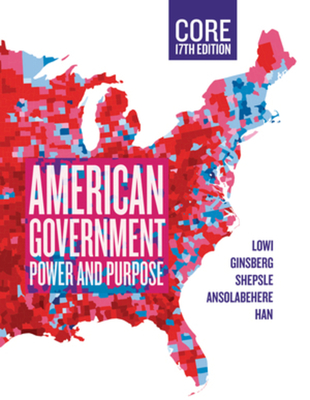 Cover of American Government, Core: Power and Purpose