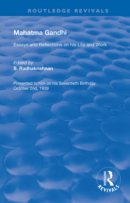 Cover of Mahatma Gandhi: Essays and Reflections on his Life and Work