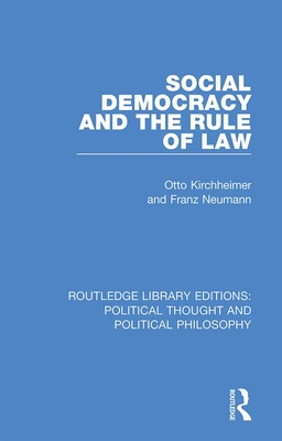 Cover of Social Democracy and the Rule of Law